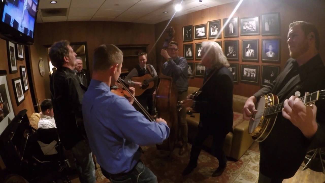 Backstage with Ricky Skaggs and Kentucky Thunder. 