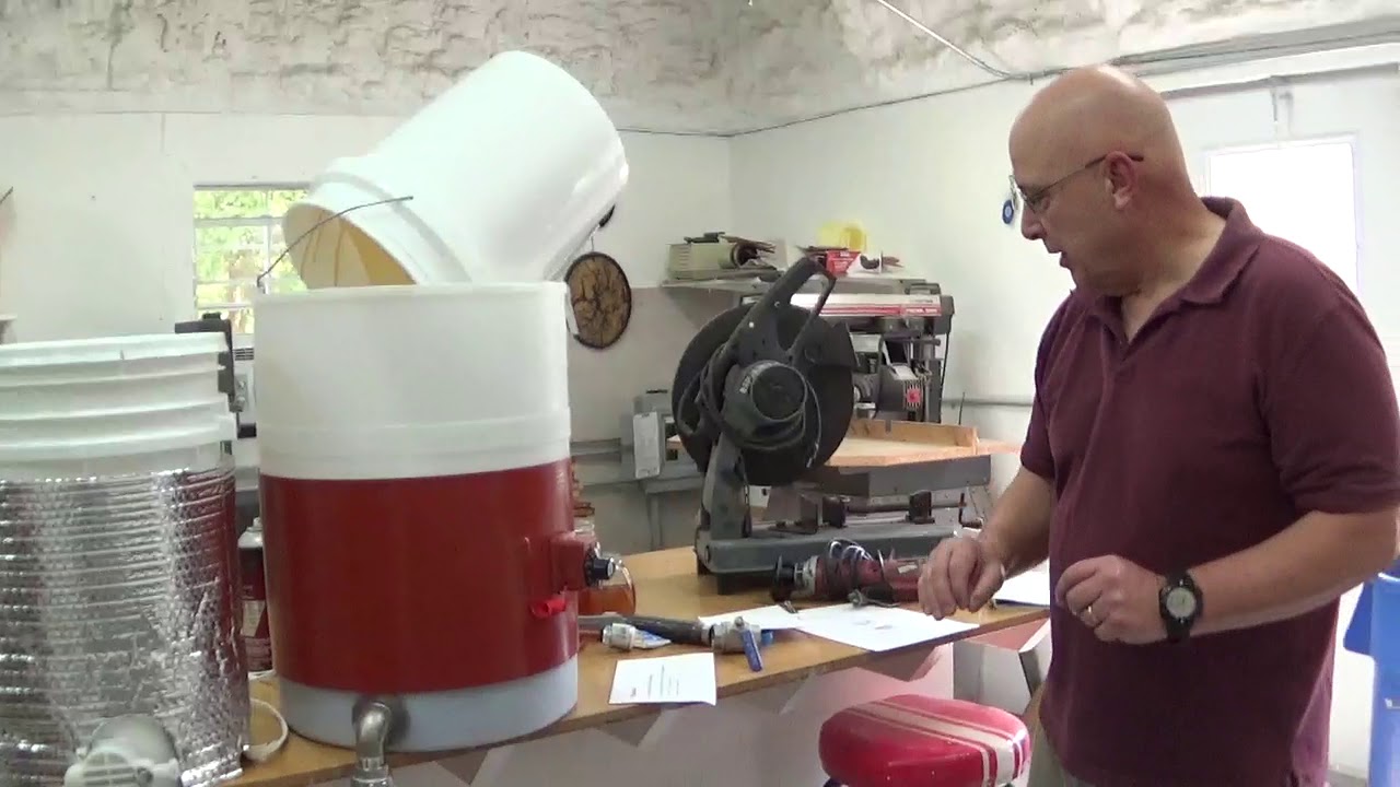 Make bottling honey easy with a 15 gallon honey tank and stainless steel drip-less ball valve