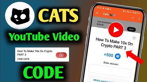 How To Make 10x On Crypto Part 3 Cats YouTube Video Code | How To Make 10x On Crypto Part 3 Code