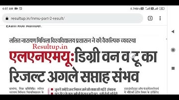 LNMU Part 2 Result 2022 Date, May or June