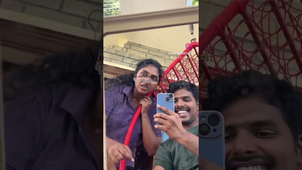 Ragi mudde in sister place  