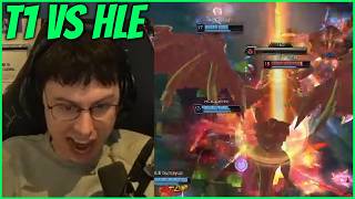 Caedrel Reacts To T1 Vs Hle Banger Series