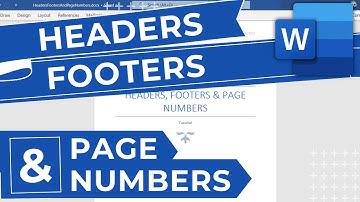 Easily add headers, footers and page numbers in Word