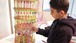 10 year old Atbin in 'Inside 3D Printing' - Paris 2016 - Setting up the booth