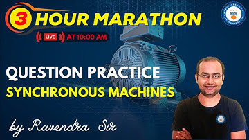 Question Practice on Synchronous Machine | Electrical Machines | GATE/ESE 2022 | Ravender Sir