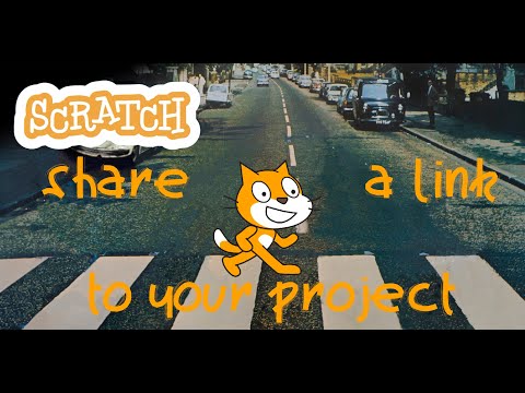 Copy your Scratch project link