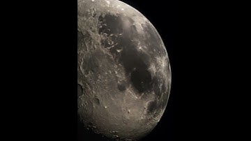 Moon Zoom 🌕✨ | Stunning Close-Up View of Lunar Craters