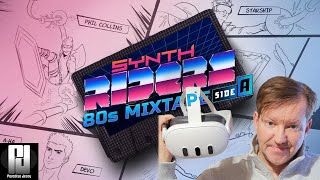 Synth Riders 80's Mixtape (Side A) on Quest 3 - Beat Saber needs to step up!!!!