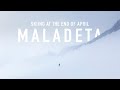 Powder skiing in april in the pyrenees  maladeta gopro hero 12 black snow 4k