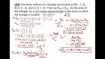 Vector Analysis - Review Problem 4 of 8