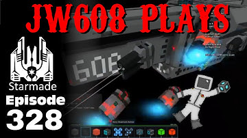 JW608 Plays Starmade Ep 328 Pulse Drone Combat Test