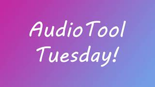 Intro to Audio tool using synths