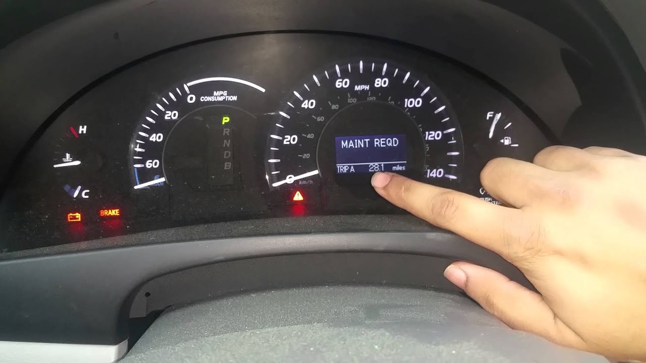 Toyota Camry Master Warning Light