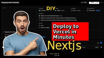 🚀 How to Deploy a Next.js App to Vercel | Step-by-Step Guide