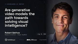 Are generative video models the path towards solving visual intelligence | Robert Geirhos