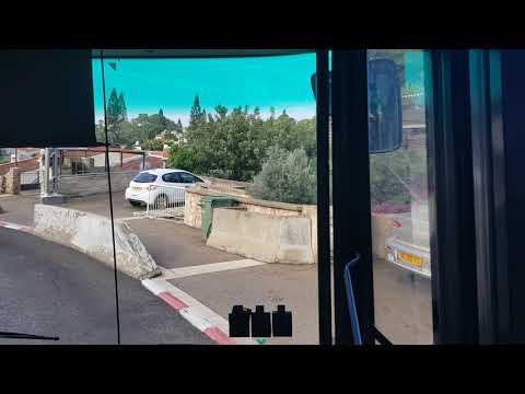 Egged Bus Transit Haifa Circle Line 39 From Haifa University To Haifa University Via Hod HaCarmel