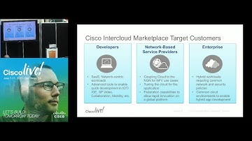 DEVNET 1173 - Cisco Intercloud Marketplace