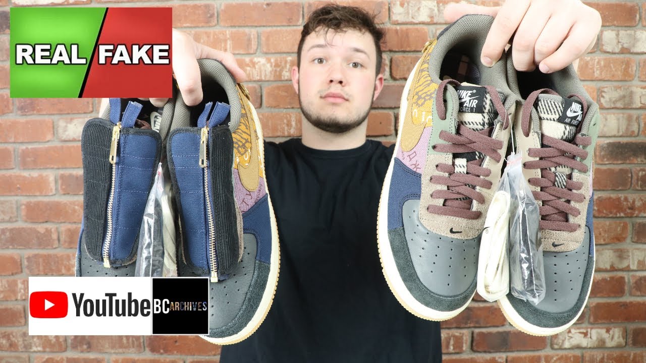 travis scott air force 1 cactus jack real vs fake