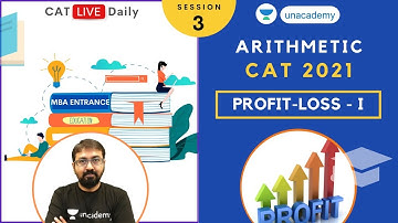 Unacademy CAT | Profit Loss - Part 1 | Arithmetic | Quantitative Ability | CAT 2021 | Ronak Shah