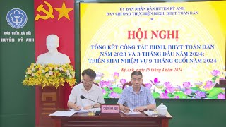 Hội nghị tổng kết công tác BHXH, BHYT toàn dân năm 2023