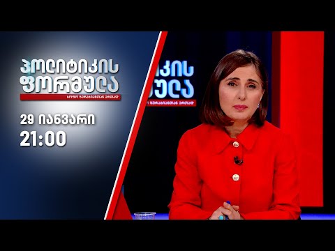 სოფო ზურაბიანის პოლიტიკის ფორმულა — 29 იანვარი