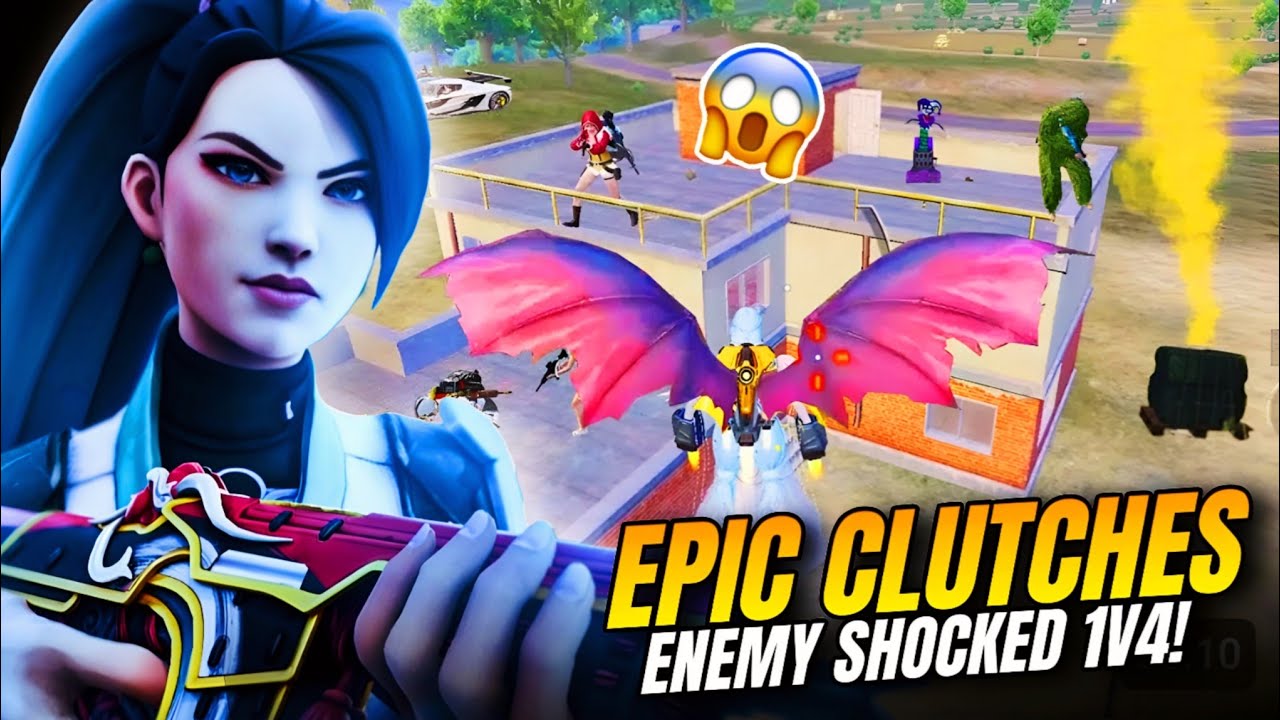 All Time Best 1v4 Clutches in BGMI | Enemy Shocked | 120 Fps Gameplay ...