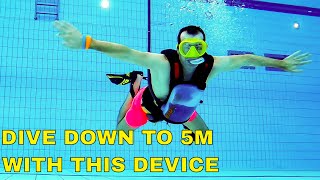 Breathe underwater with the Exolung