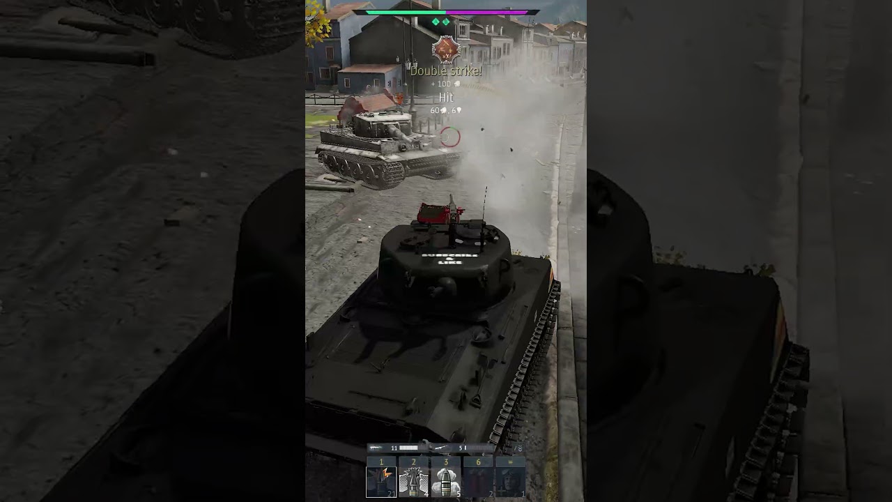 1 v 4 war thunder cinematic tank battle