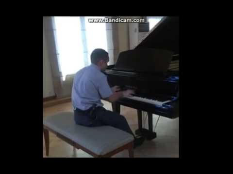 დაცვის პოლიციელის მიერ  შესრულებული ამაღელვებელი მუსიკა