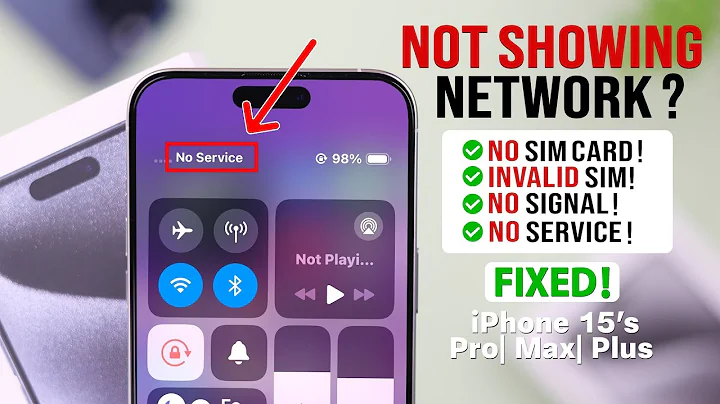 iPhone 15 Pro Max/Plus: Fix- No Service / Searching../ No Sim Card / SIM Failure- Invalid! - DayDayNews