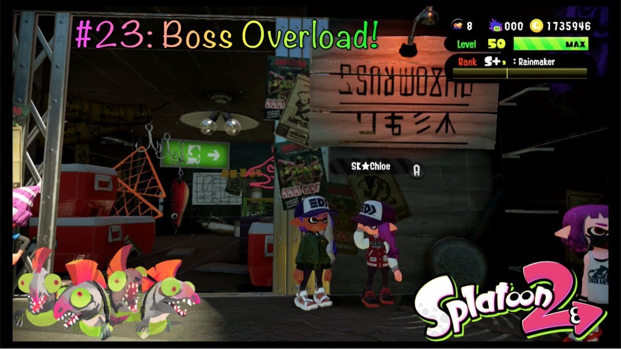 Splatoon 2 #23: Salmon Run - Boss Overload! - YouTube