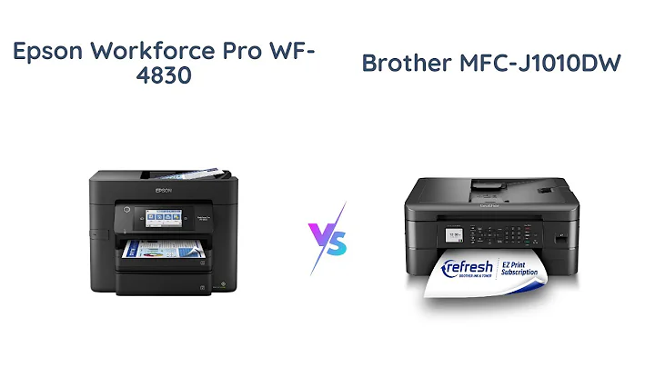 Epson WF-4830 vs Brother MFC-J1010DW: Which All-In-One Printer is Better?