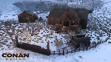 HOW TO BUILD A HUNTING LODGE [SPEED BUILD] - CONAN EXILES