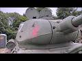 T34/85 Tank, close up at TANKFEST 2025