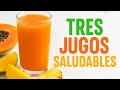 PRUEBA estos JUGOS SALUDABLE y NUTRITIVOS 👍🏻 #jugosnaturales