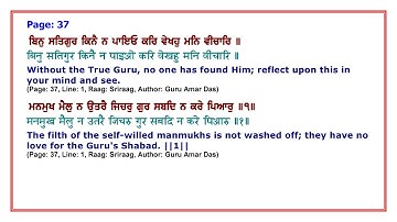 Sehaj Paath of SGGS ji - Part 03 - Ang 34-47