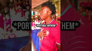Speed Made Sure To Know The Portugal National Anthem For Ronaldo! 😭🇵🇹