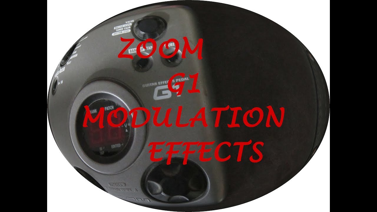 ZOOM G1-the modulation effects