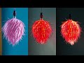 DIY paper lamp making idea at home/paper light lamp/wall decorative idea/paper lantern/DIY crafts