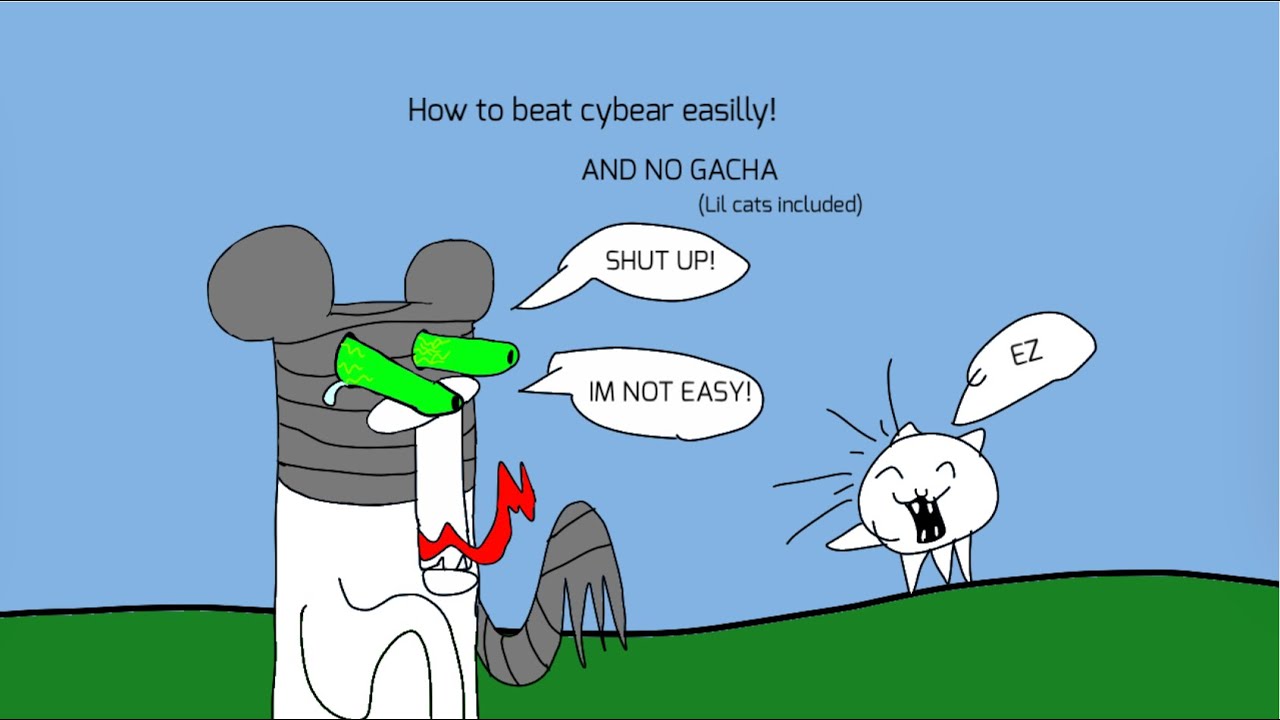 How to beat cybear without ubers! - YouTube