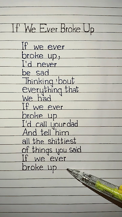 mae stephens if we ever broke up lyrics #ifweeverbrokeup #lyrics