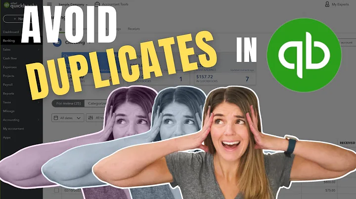 How to avoid duplicate transactions in Quickbooks Online (QBO)
