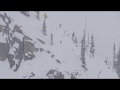 Julian carr  extreme skier  intense cliff  brighton utah