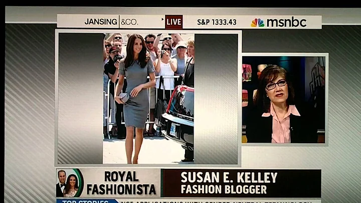 WhatKateWore - Susan Kelley on MSNBC