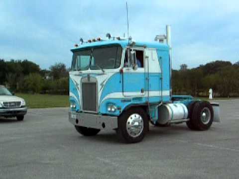 James Waller driving 1974 cabover KW belonging to Donnie King