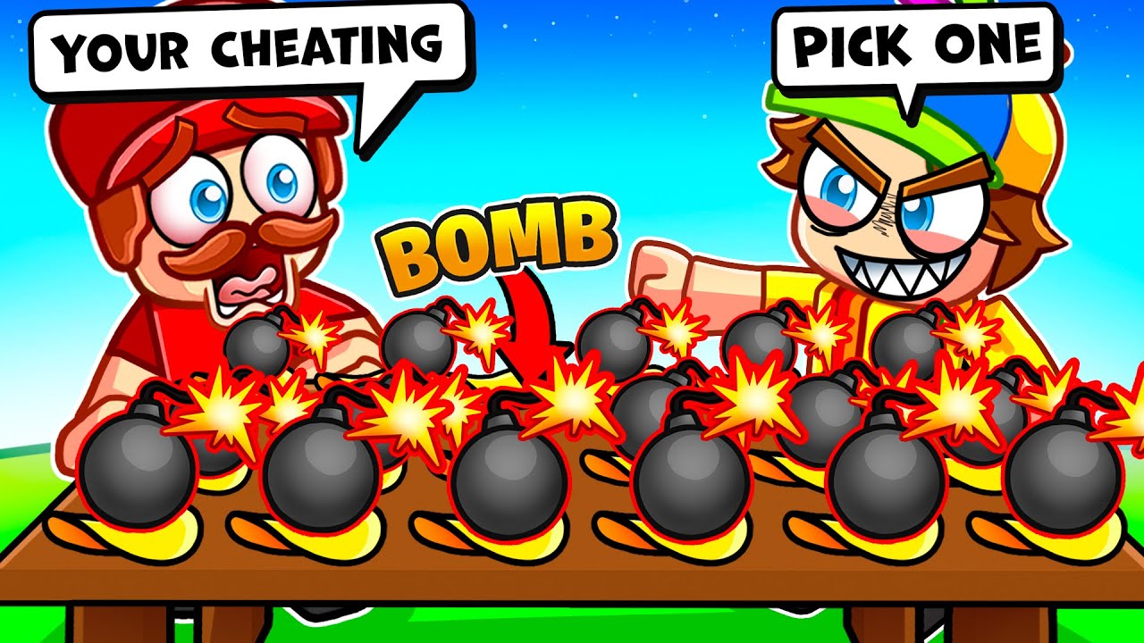 Использование ВСЕХ БОМБ в ROBLOX BOMB CHIP...