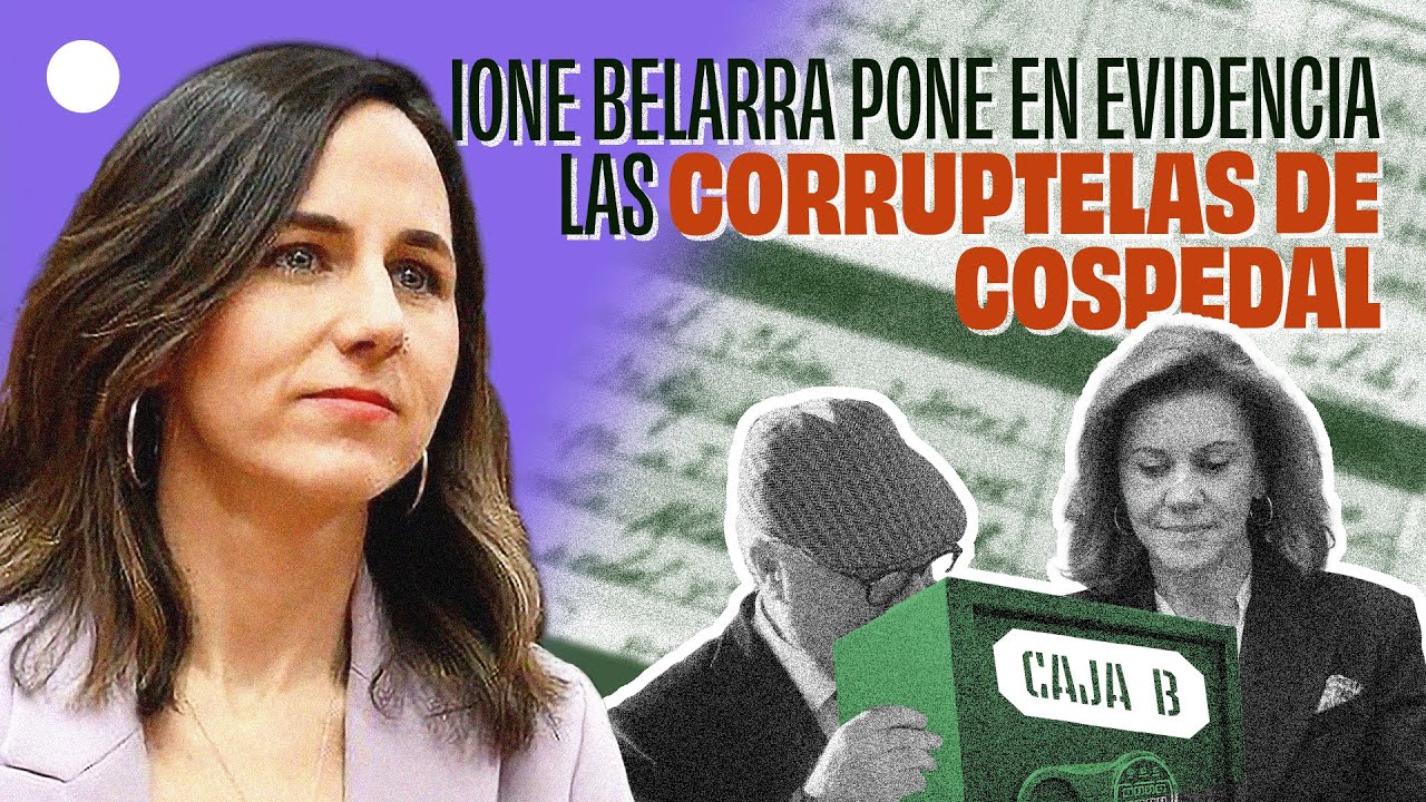 Ione Belarra desenmascara a Cospedal sobre la corrupción, la caja B y la MAFIA POLÍTICA DEL PP.