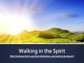 Walking in the Spirit