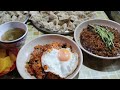 김밥볶음밥과 짜파게티의 맛있는조합/김볶밥/Fried rice and black noodle/Korean street food