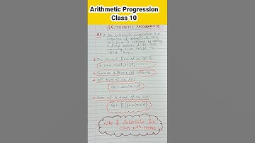 🎈 Arithmetic progression formulas | AP class 10 | sum of n terms #shorts #short #viral #maths